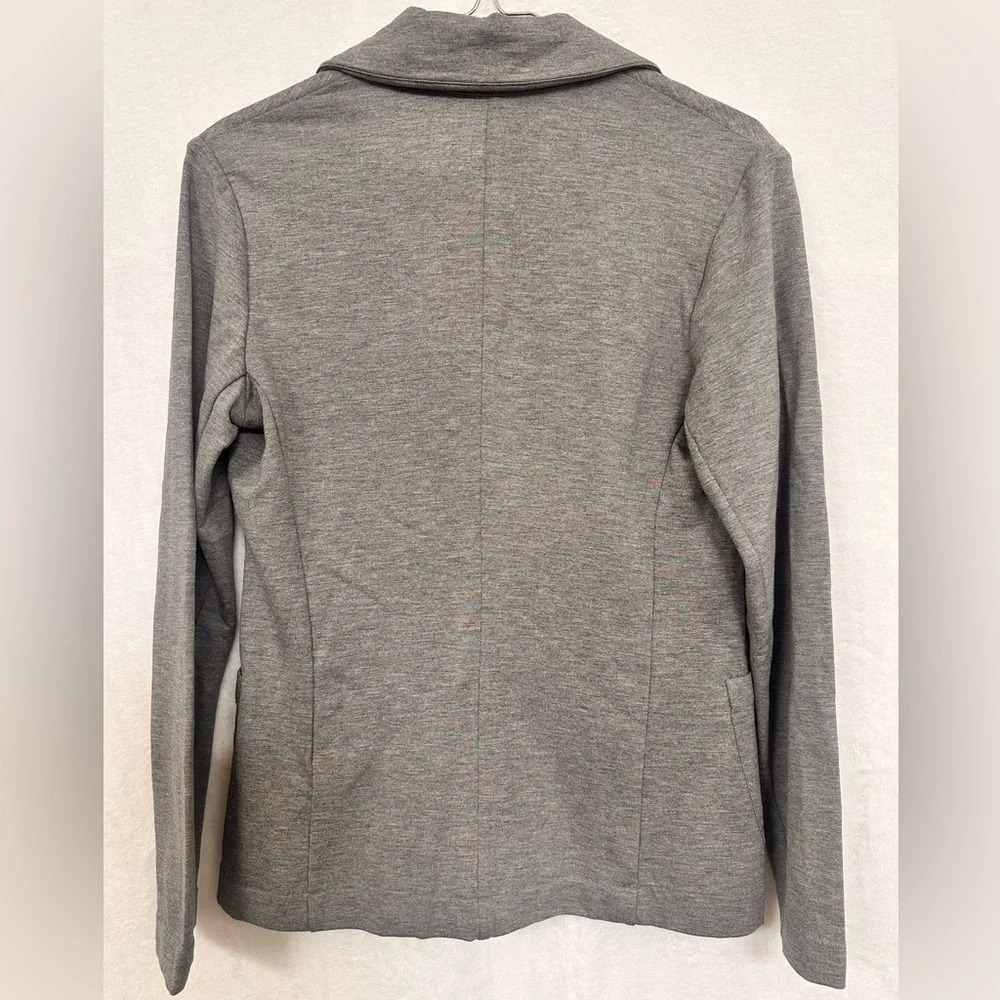 Majestic Filatures Women's Fitted Linen Blazer in Orage Size 2 - Picture 6 of 8